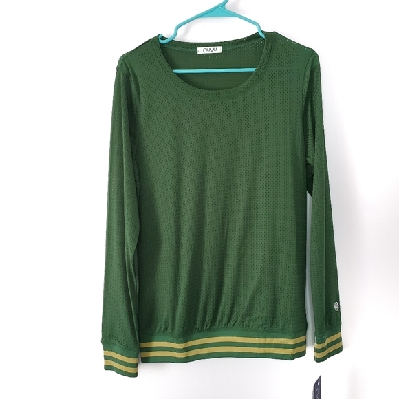 Nuyu Tops - Colorado State University CSU Rams Mesh Long Sleeve Medium